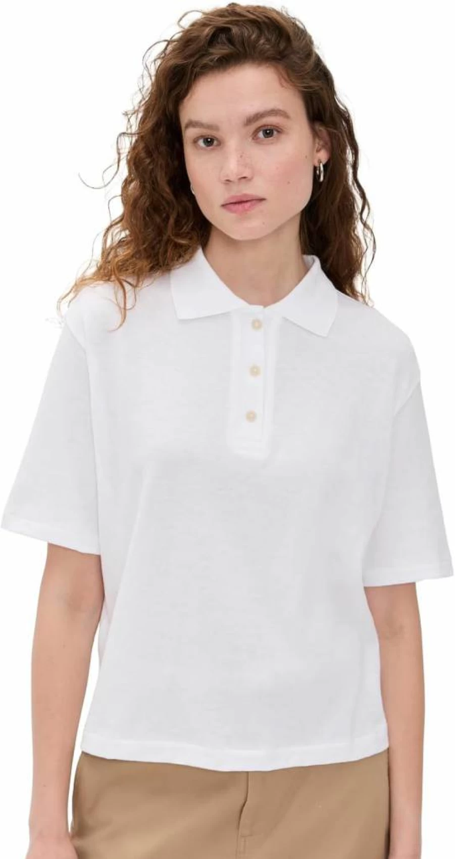 Vince Women's Classic Polo Shirt - Comfortable & Stylish Casual Top