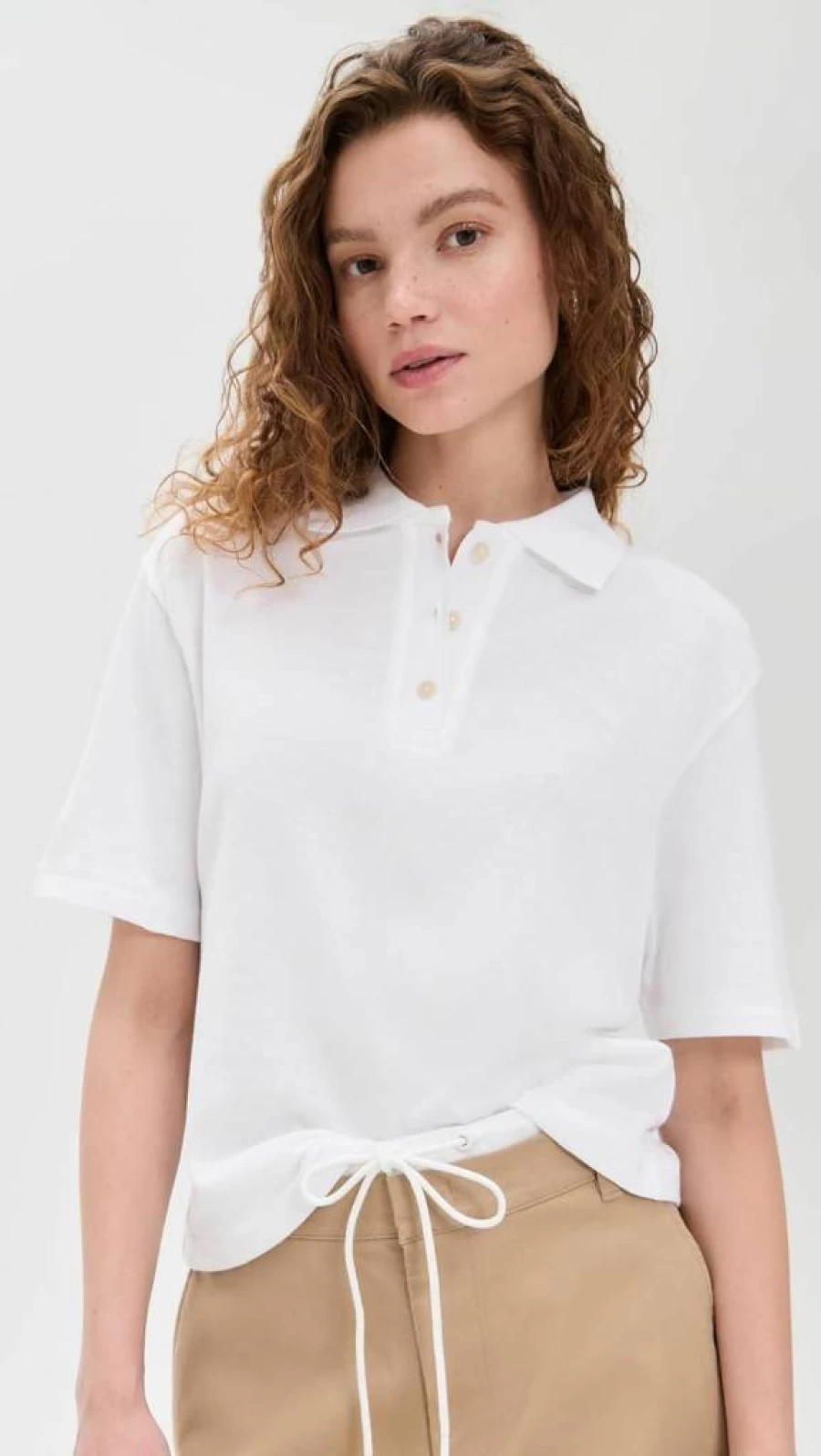 Vince Women's Classic Polo Shirt - Comfortable & Stylish Casual Top