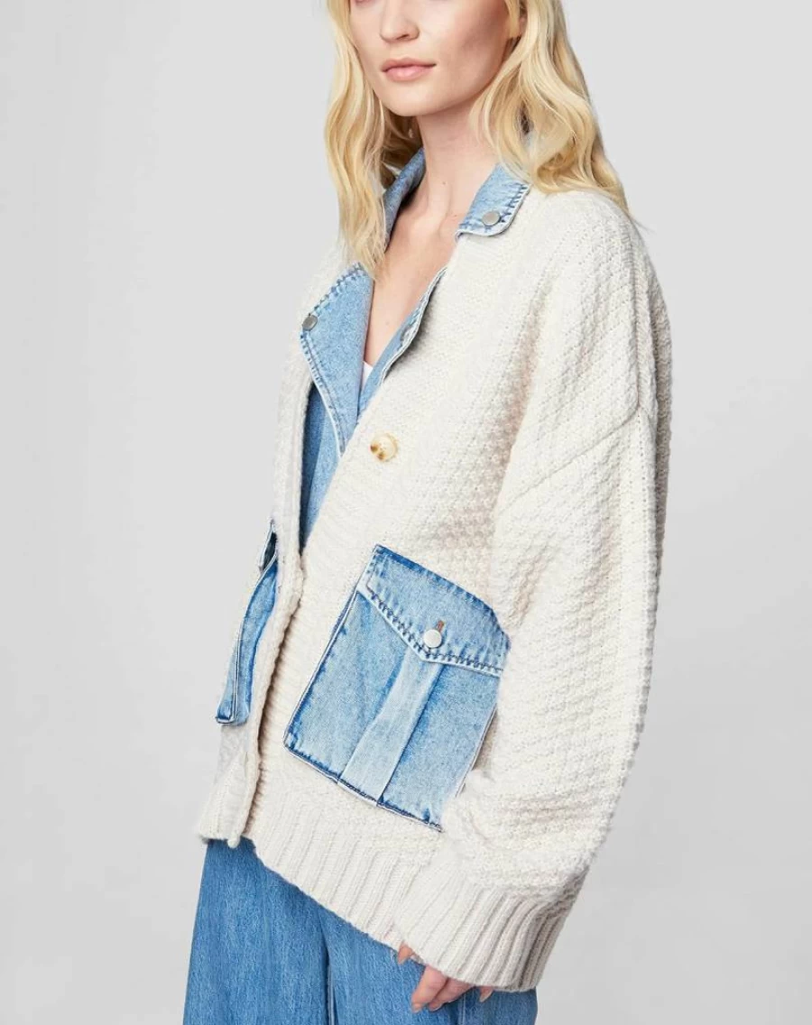 BLANKNYC Women's Stylish Button-Up Cardigan Sweater for Casual & Layered Outfits