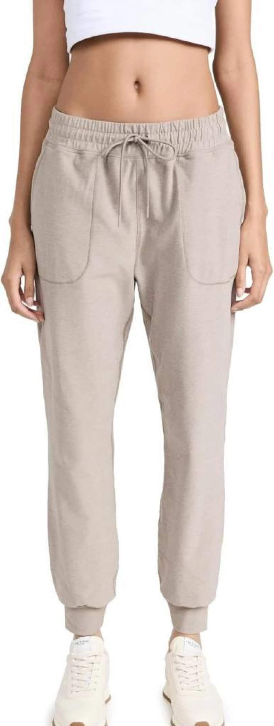 Beyond Yoga Women's Spacedye High-Waisted Midi Joggers - Soft Lounge Pants for Yoga & Comfort