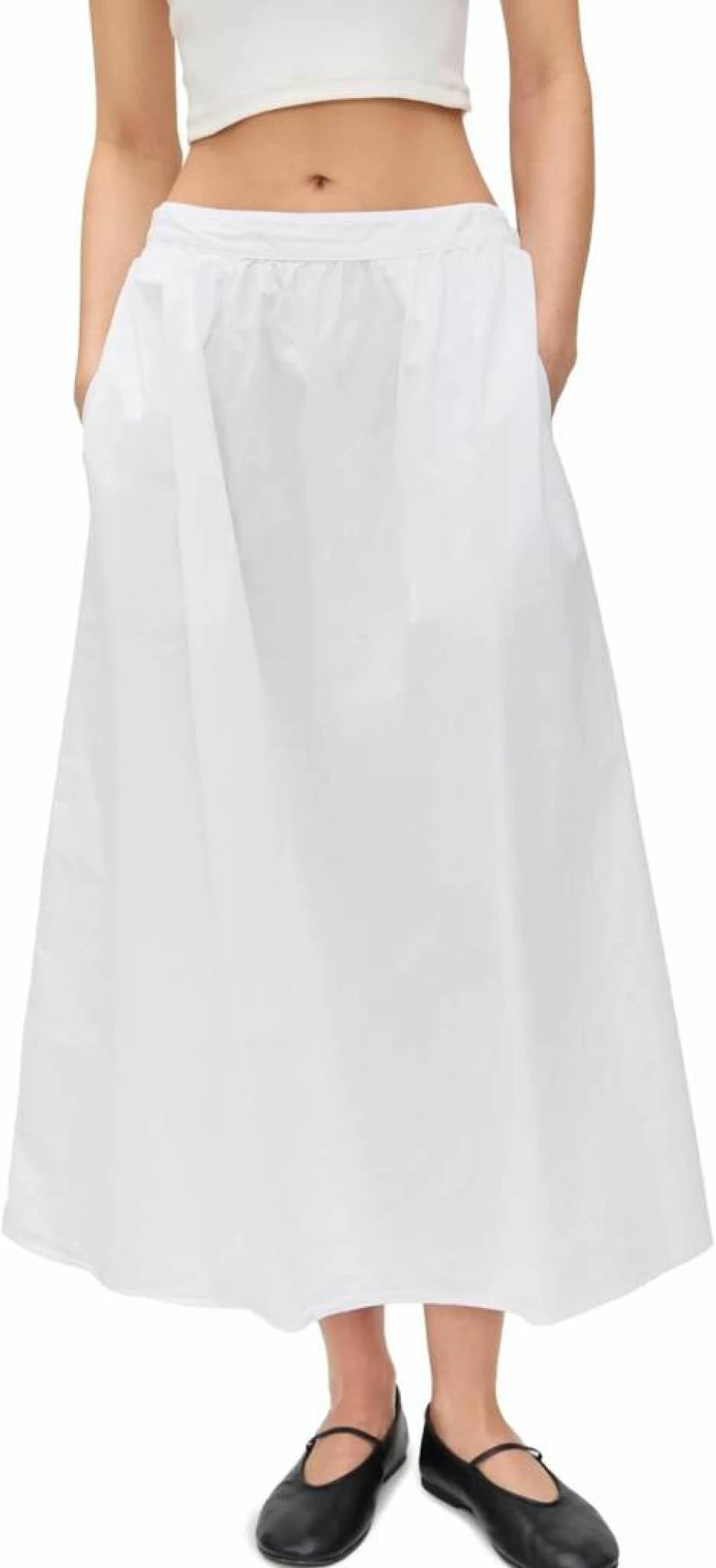 Velvet Bella Women's Poplin Skirt - Elegant & Comfortable Summer Skirt