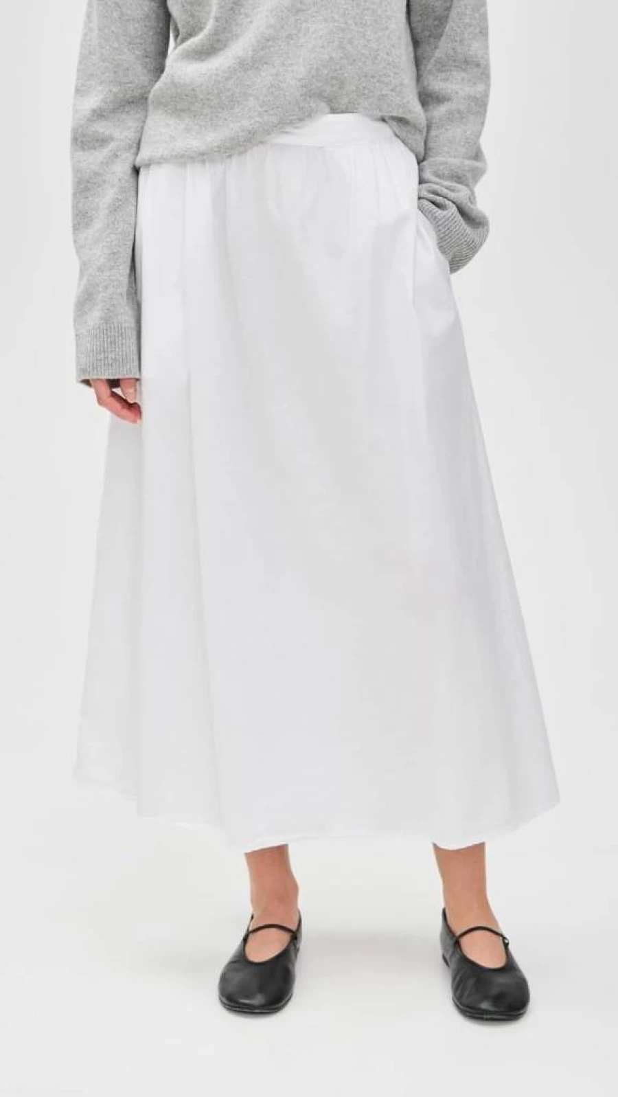 Velvet Bella Women's Poplin Skirt - Elegant & Comfortable Summer Skirt