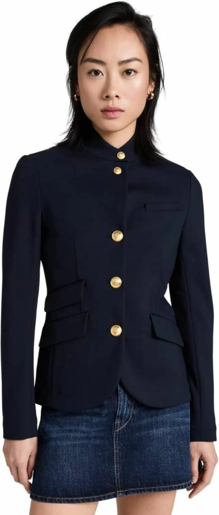 Rag & Bone Women's Slade Ponte Blazer - Tailored Stretch Jacket for Women