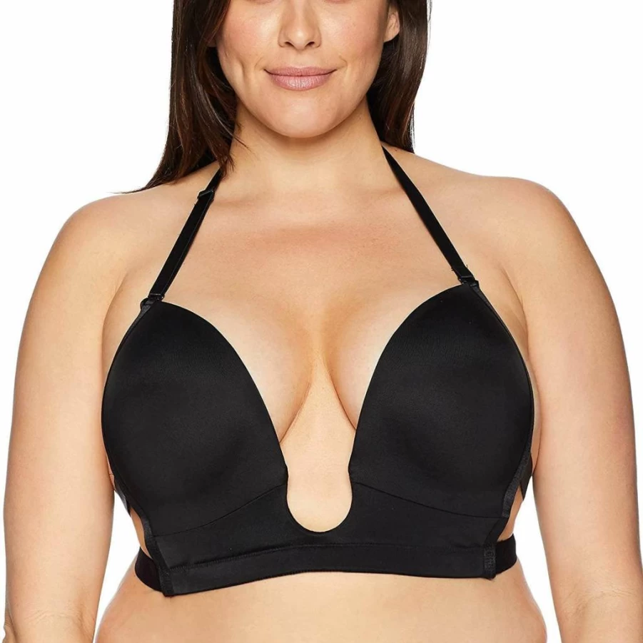 Maidenform Women's Plus Size Plunge Bra - Comfortable & Supportive Full Coverage Underwire Lingerie