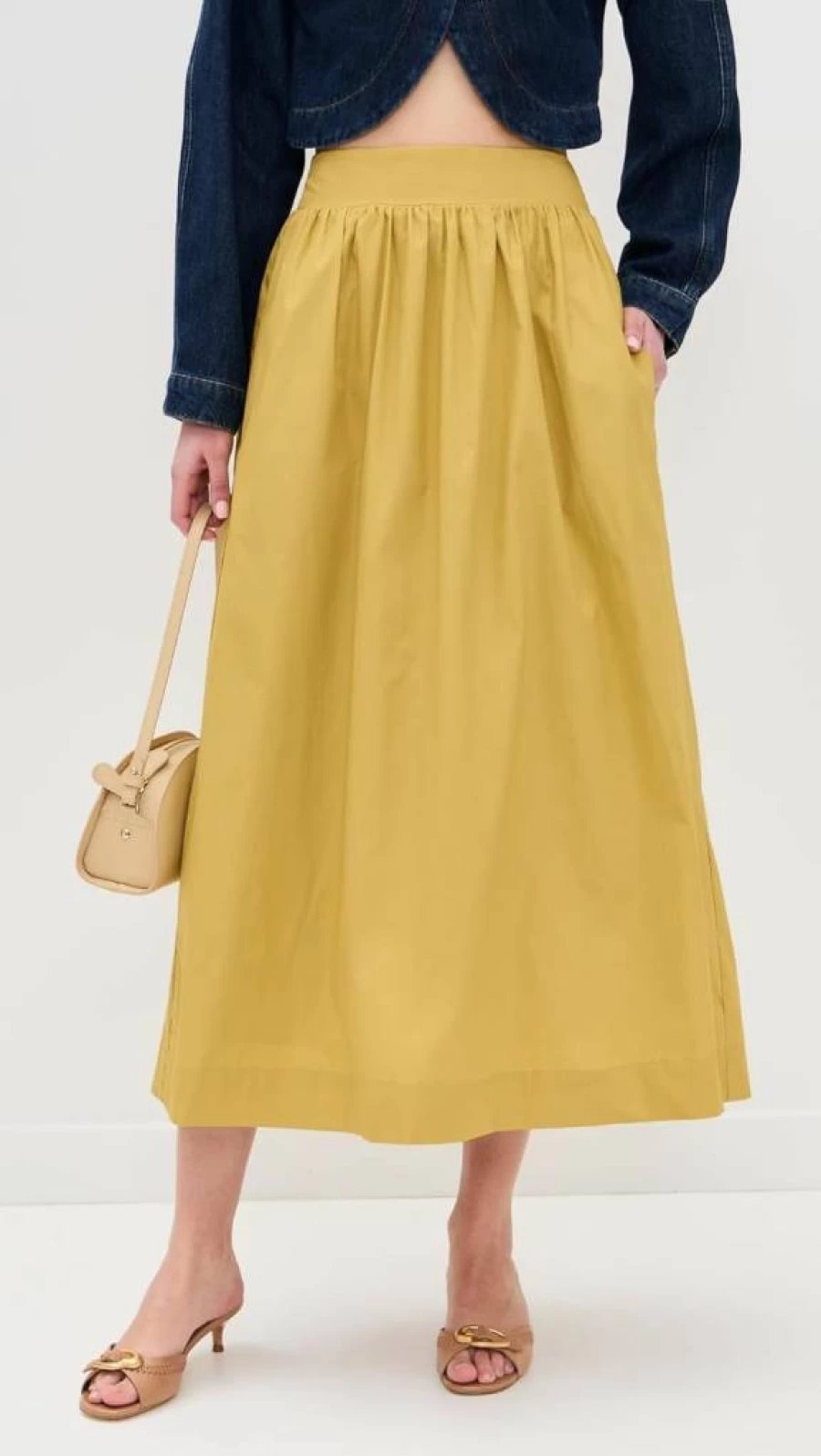 Marea Women's Charlotte Skirt - Elegant Flowy A-Line Skirt for Casual and Dressy Occasions