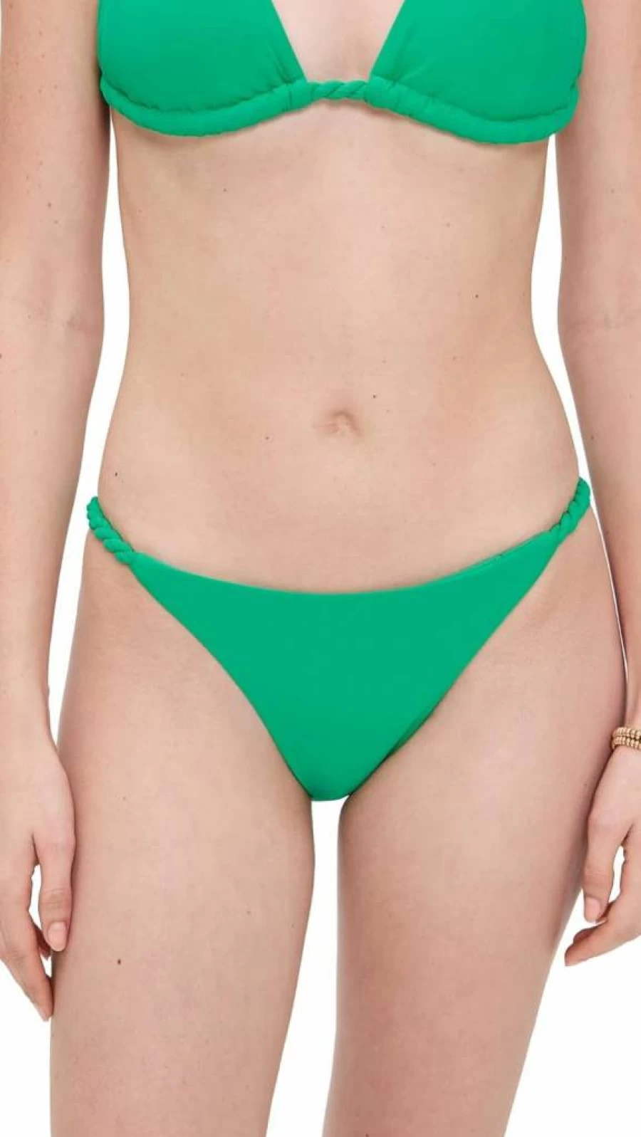PQ Swim Women's Airline Rope Bikini Bottoms - High-Waisted Swimwear Beach Vacation Essentials
