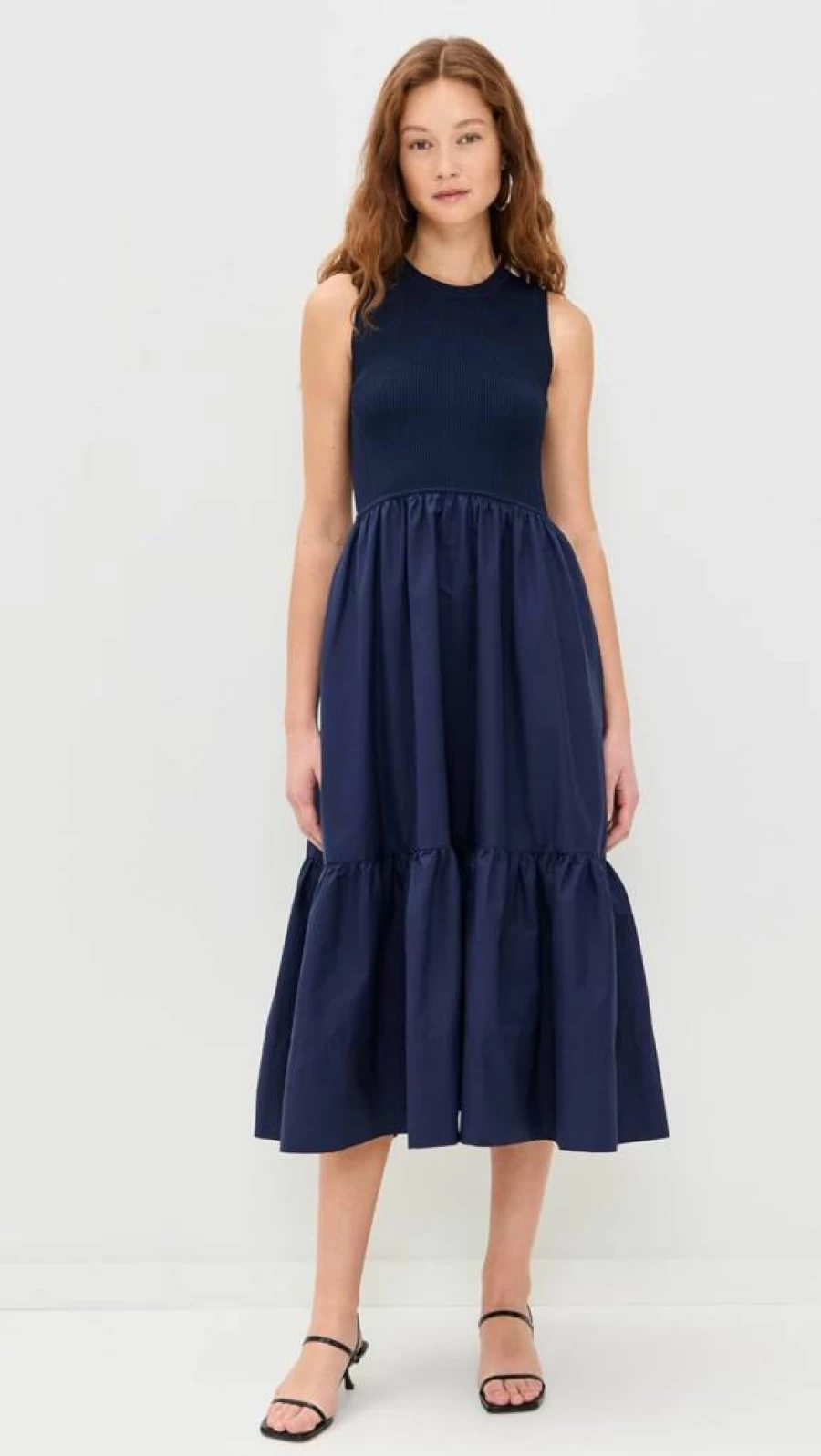 Tanya Taylor Women's Josephina Crew Neck Dress