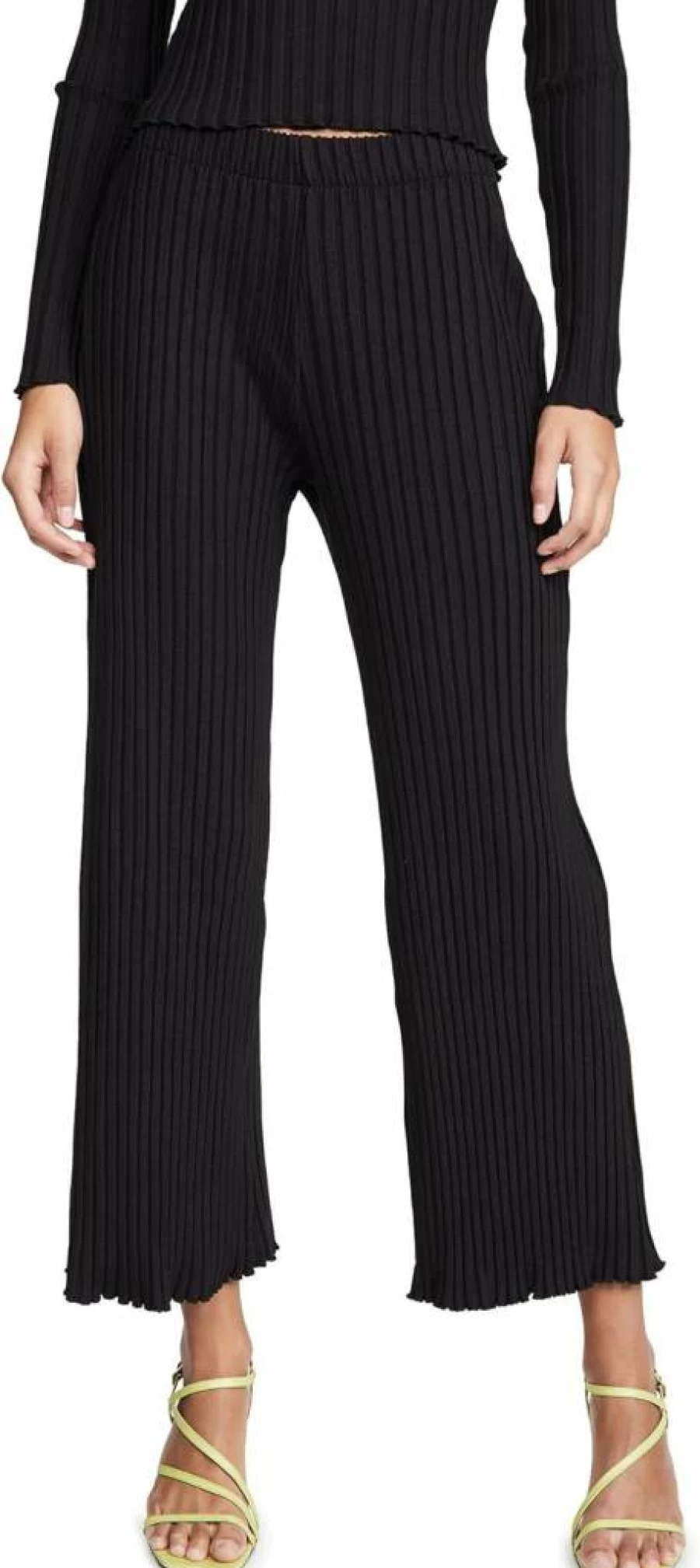SIMON MILLER USA Women's Alder Pants - High-Waisted Wide Leg Trousers for Women