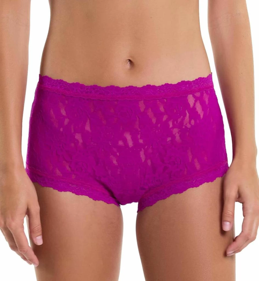 Hanky Panky Women's High Rise Lace Boy Shorts - Signature Comfort & Style