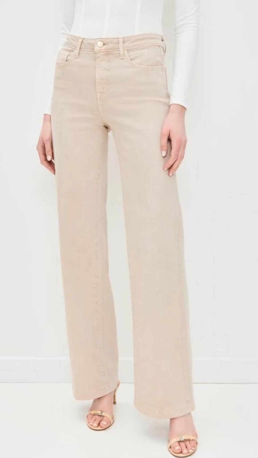 L'AGENCE Women's Clayton High Rise Wide Leg Jeans - Premium Denim Pants for Women