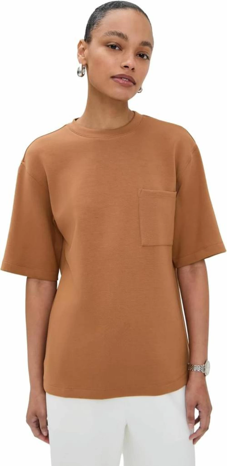 LE BOP Women's Caroline Short Sleeve T-Shirt - Casual Comfort Fit Tee
