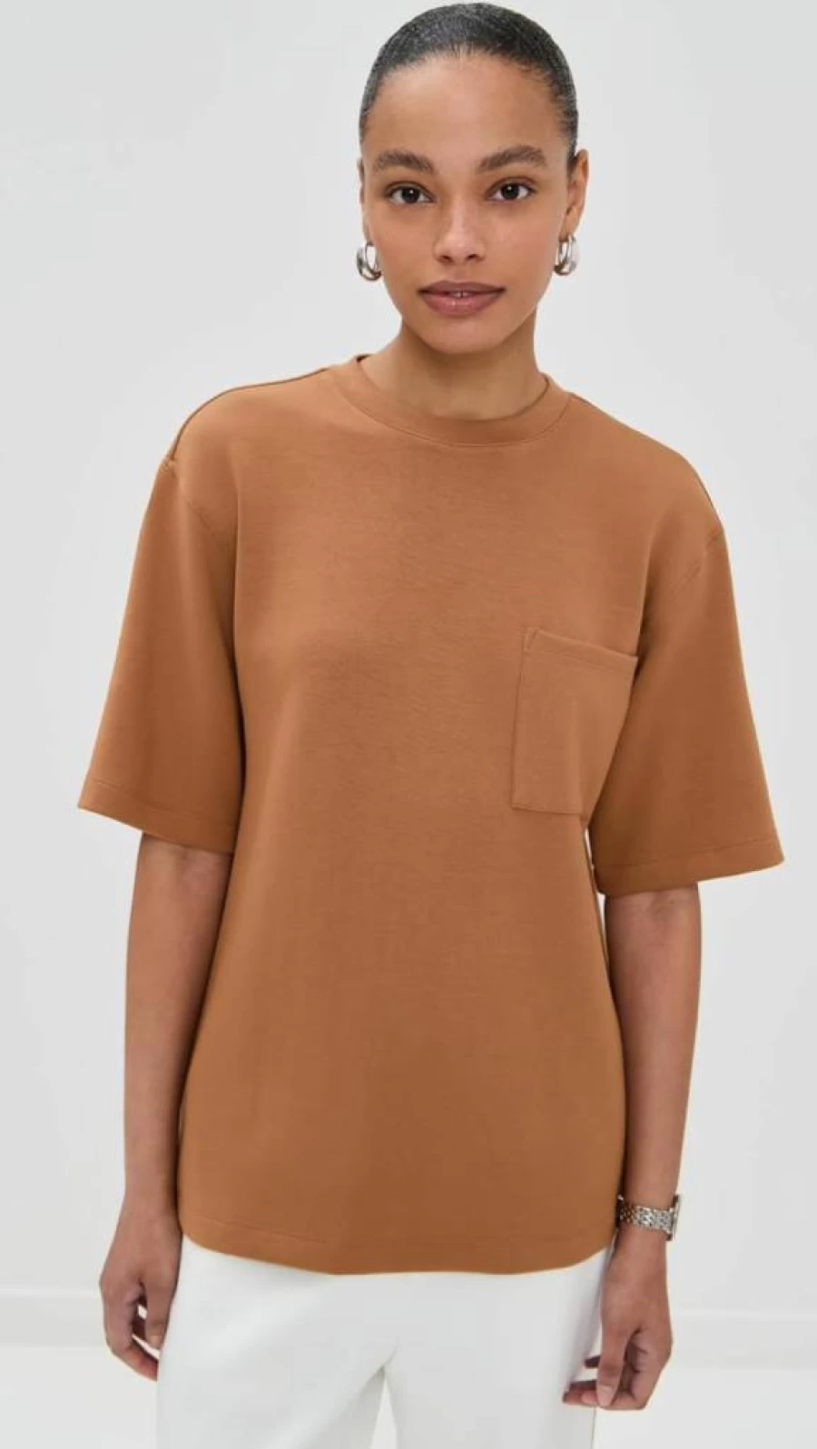 LE BOP Women's Caroline Short Sleeve T-Shirt - Casual Comfort Fit Tee