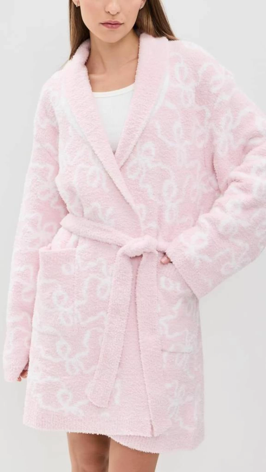 LOVESHACKFANCY Women's Indie Floral Robe - Bohemian Lace Kimono Cover-Up