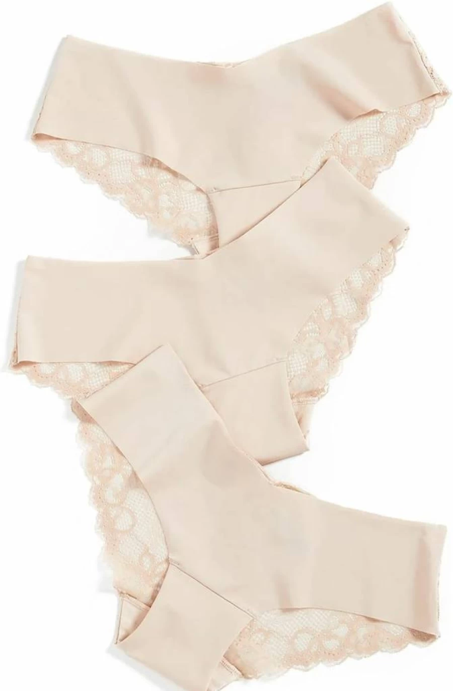 Journelle Women's Estelle 3-Pack Cotton Hipster Underwear | Soft Everyday Panties