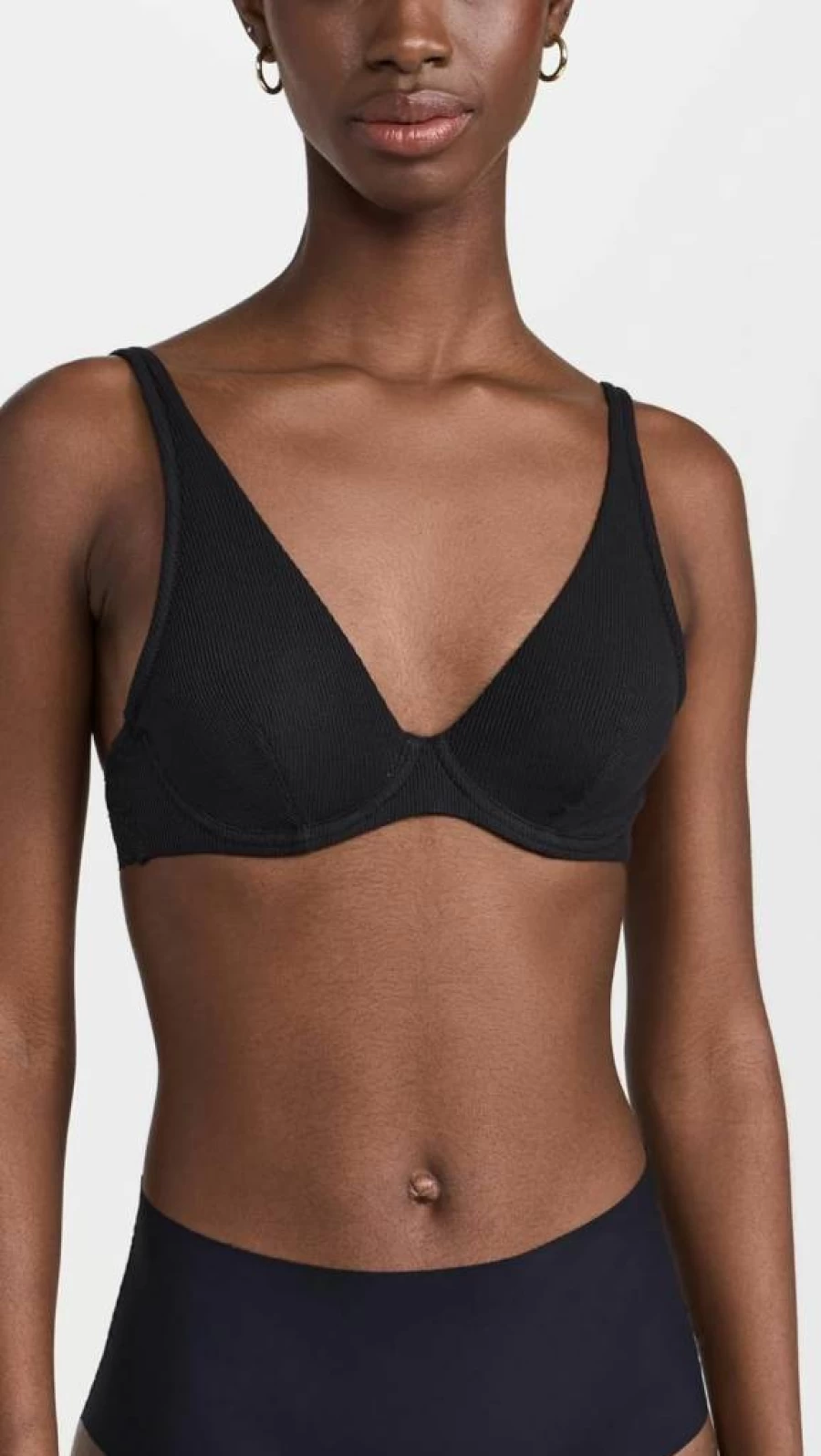 Simone Perele Eugenie Sheer Plunge Bra for Women - Lace Demi Cup Underwire Bra