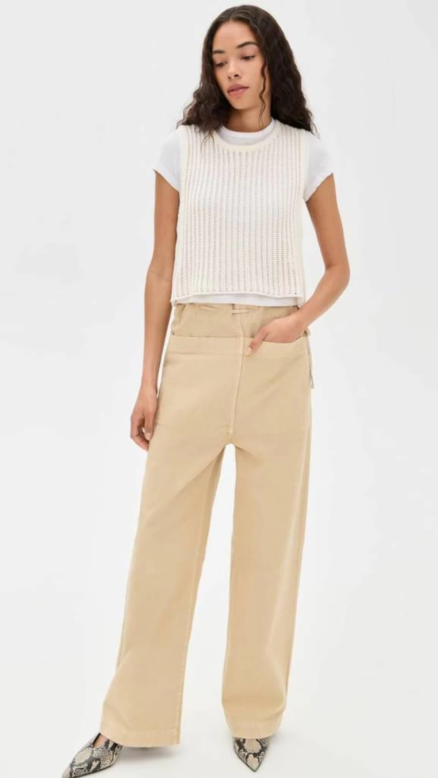 Rachel Comey Women's Sessan High-Waisted Wide-Leg Pants - Elegant Casual Trousers for Women
