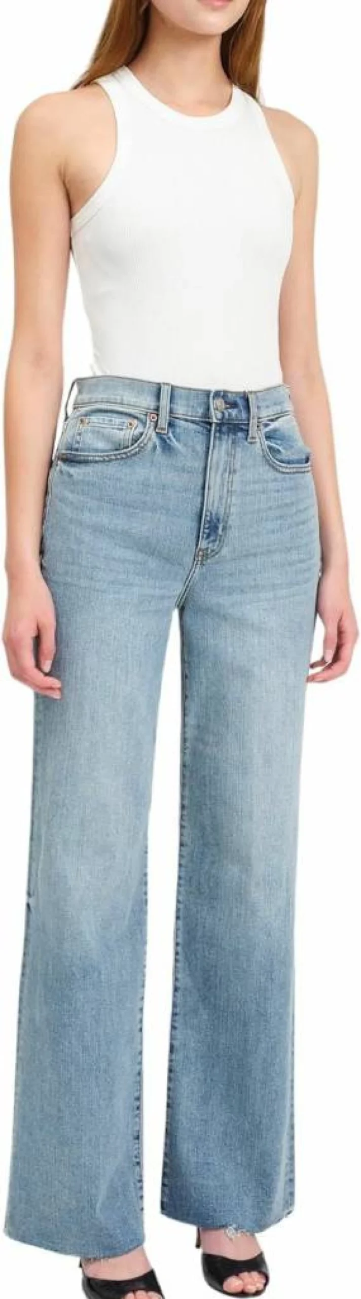 DAZE Women's Far Out High-Rise Distressed Skinny Jeans for a Trendy Look