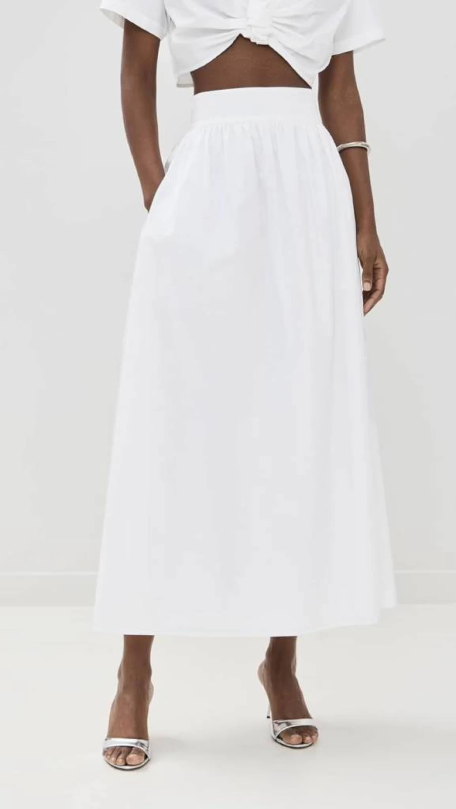 De Loreta Women's Ariadna Skirt - Elegant Flowy Midi Skirt for Women