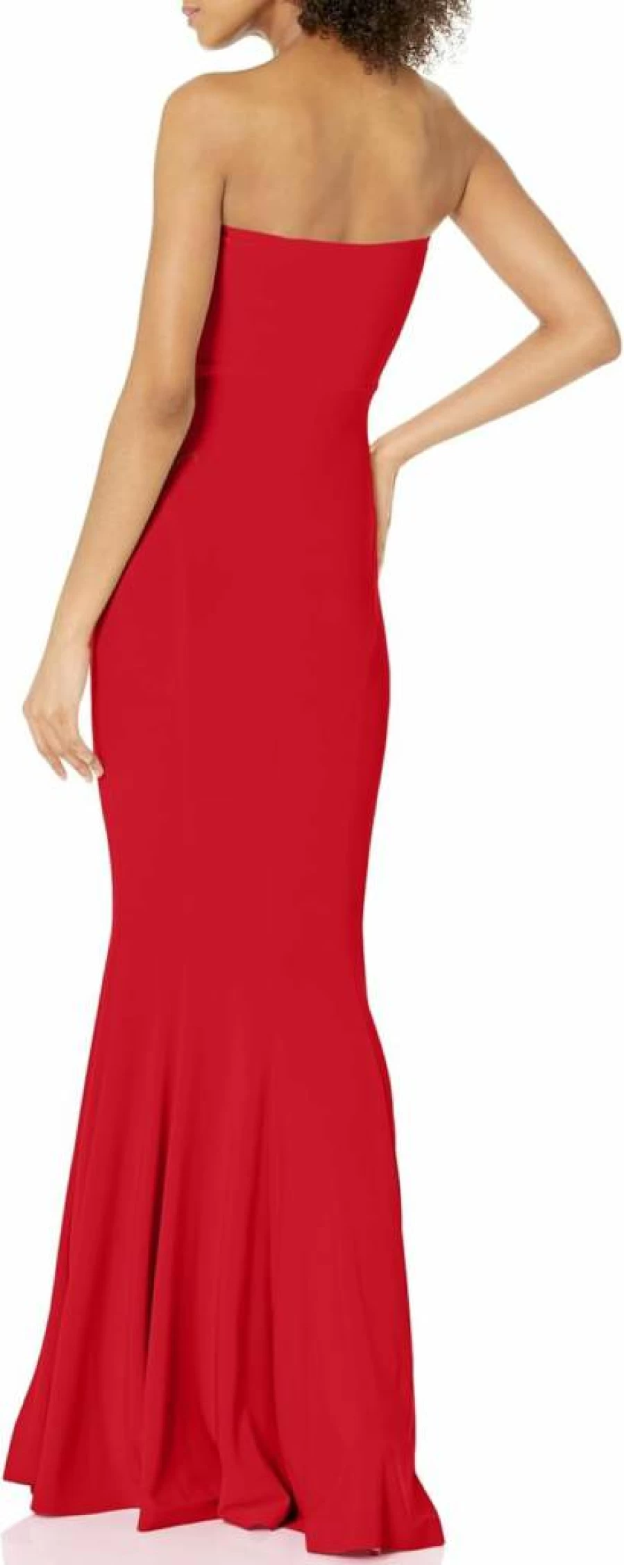 Norma Kamali Women's Elegant Strapless Fishtail Evening Gown - Red Carpet Formal Dress