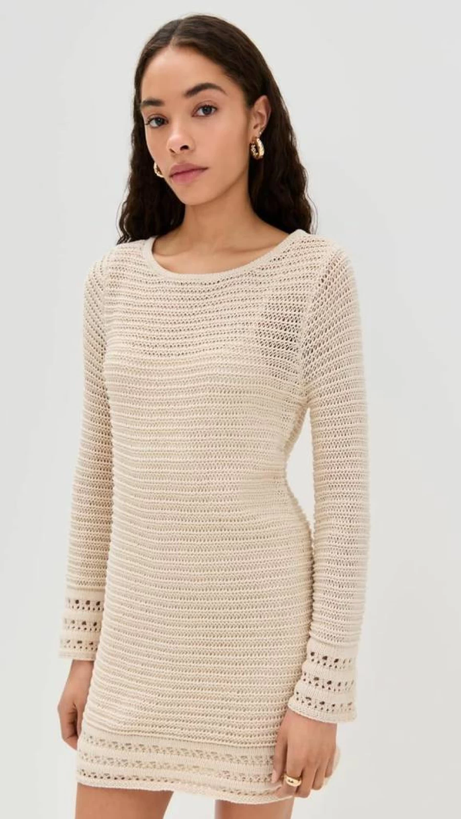 Z SUPPLY Women's Calabria Dress - Flowy Boho Mini Dress with V-Neck and Short Sleeves