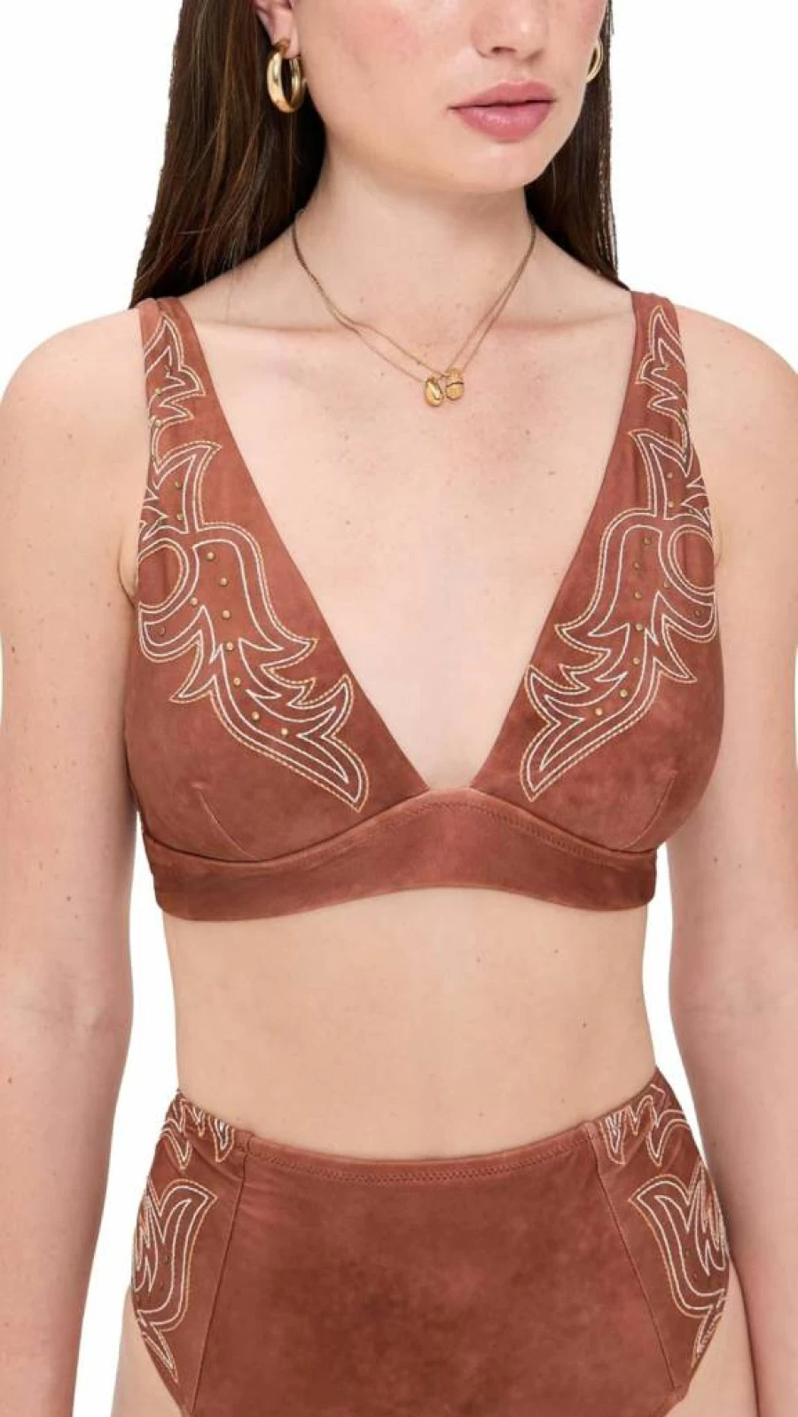 L'AGENCE Women's Lexie Bolero Bikini Top | Stylish Swimwear for Summer