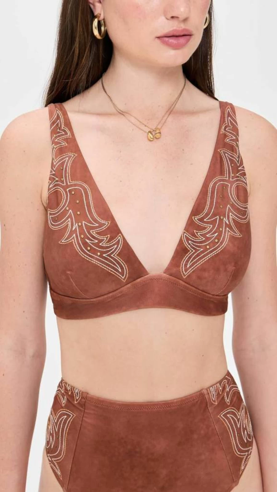 L'AGENCE Women's Lexie Bolero Bikini Top | Stylish Swimwear for Summer