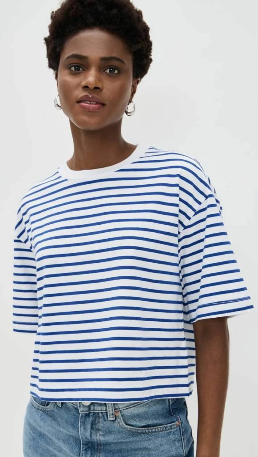 Pistola Denim Women's Mae Vintage Washed Graphic Tee - Soft Cotton Casual Short Sleeve T-Shirt