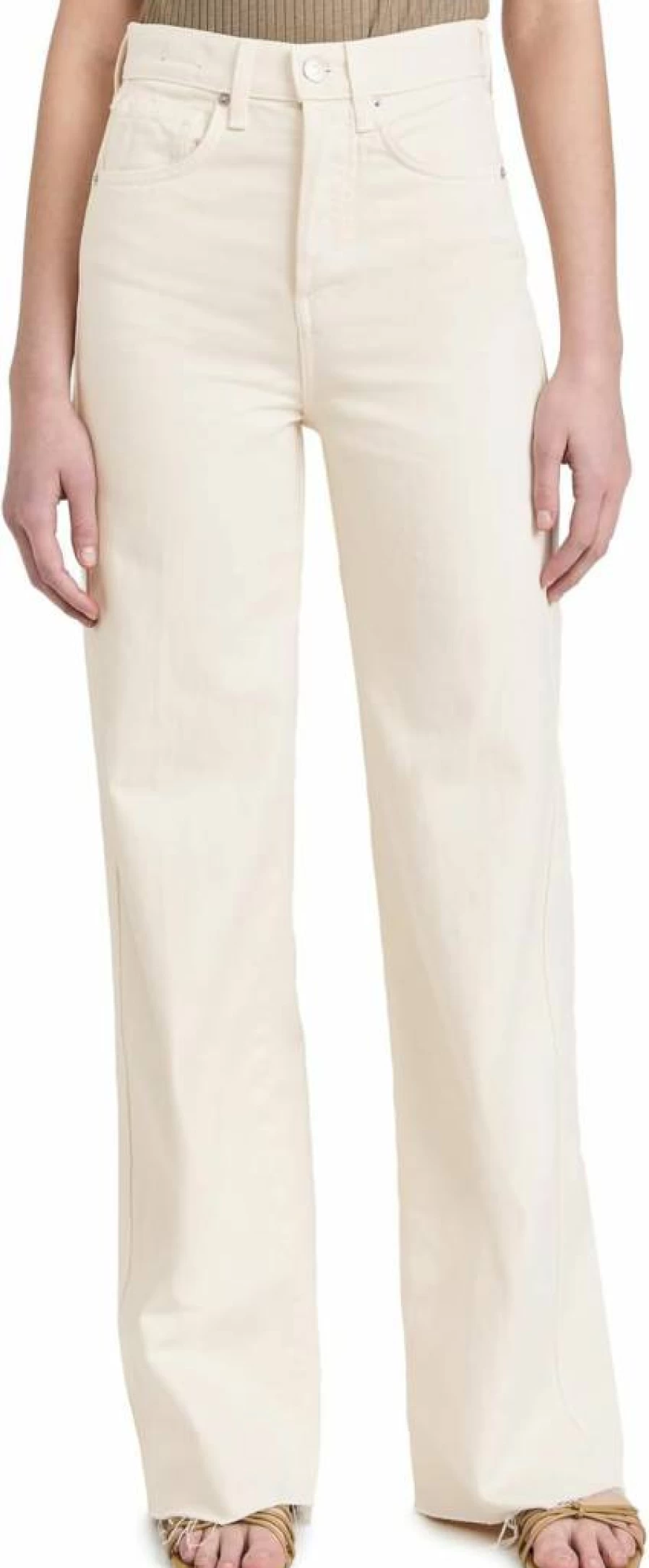 Veronica Beard Women's Taylor High Rise Wide Leg Jeans - Classic Comfort & Stylish Fit