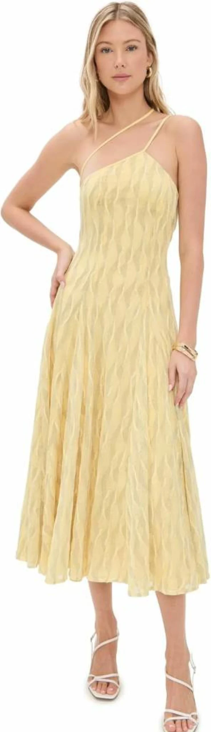 Black Halo Women's Athena Midi Dress - Elegant A-Line Cocktail Dress for Women