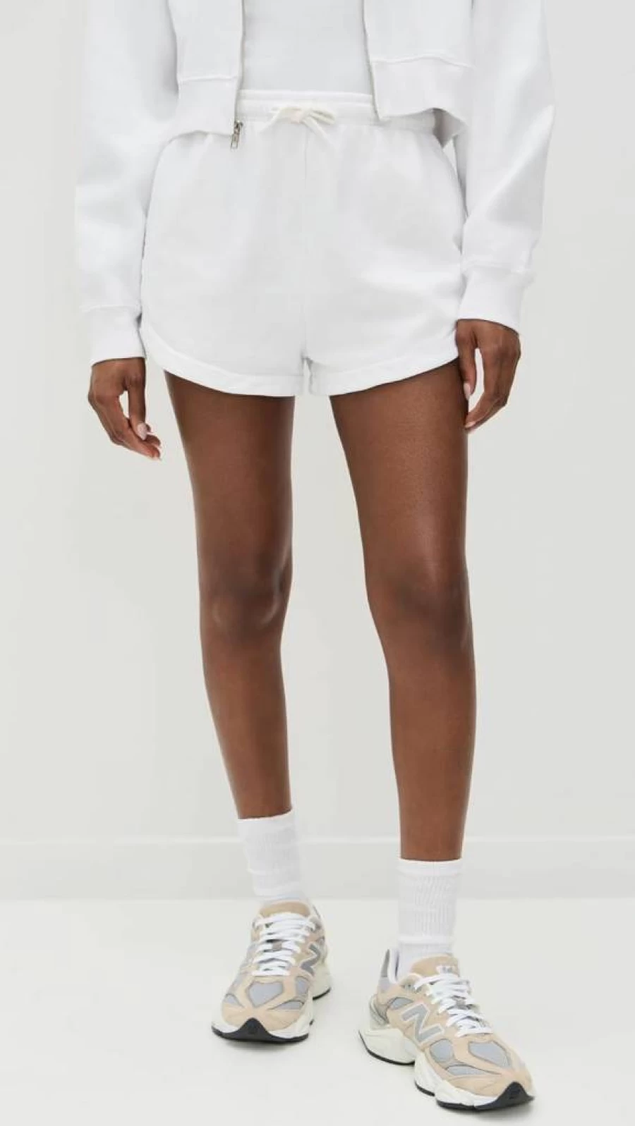 Vitamin A Women's Dawn Classic French Terry Shorts - Casual Summer Shorts Bottom