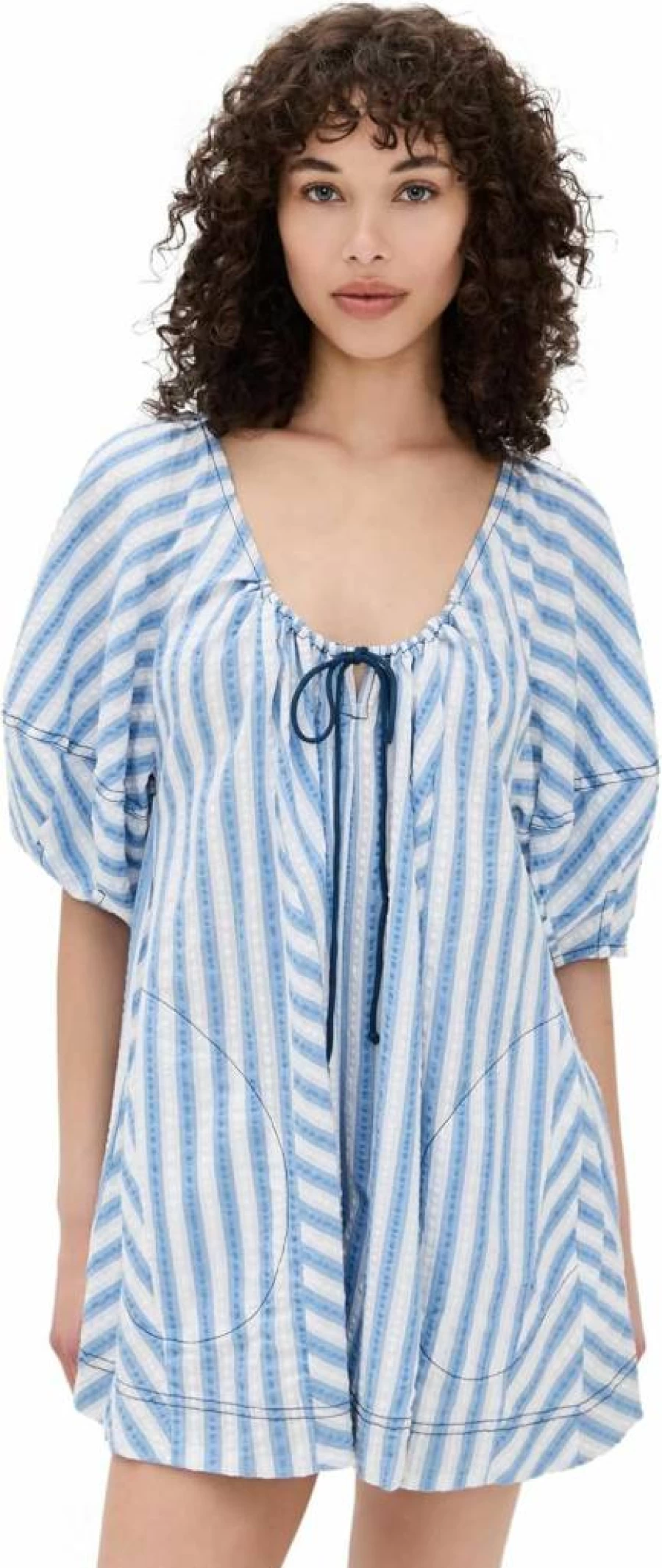 Free Women's Bop Around Romper by Free People - Oxford Combo Style Casual Jumpsuit