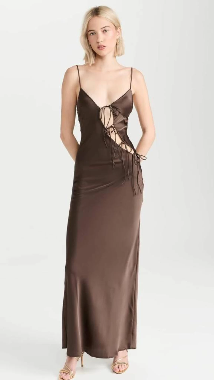 Lioness Women's About A Girl Maxi Dress - Elegant Boho Chic Long Flowy Summer Dress
