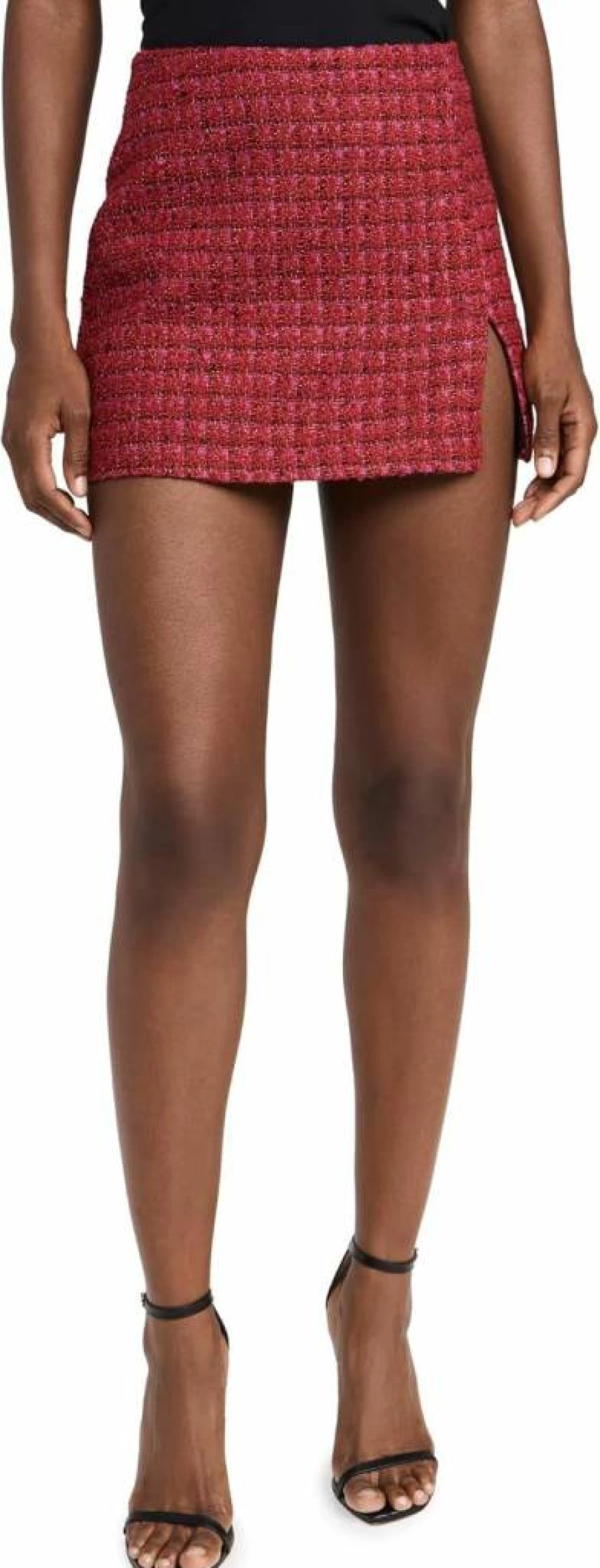 Amanda Uprichard Women's Dale High-Waisted Tennis Skort with Side Pockets