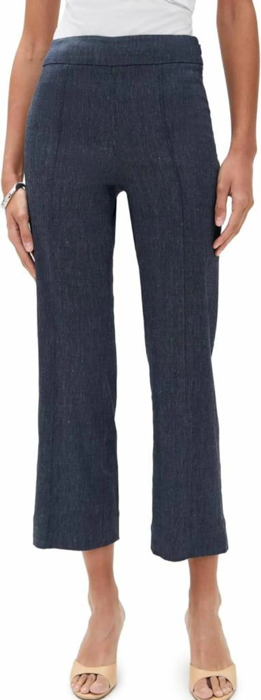 STAUD Women's Knack High-Waisted Wide-Leg Pants - Premium Tailored Trousers for Women