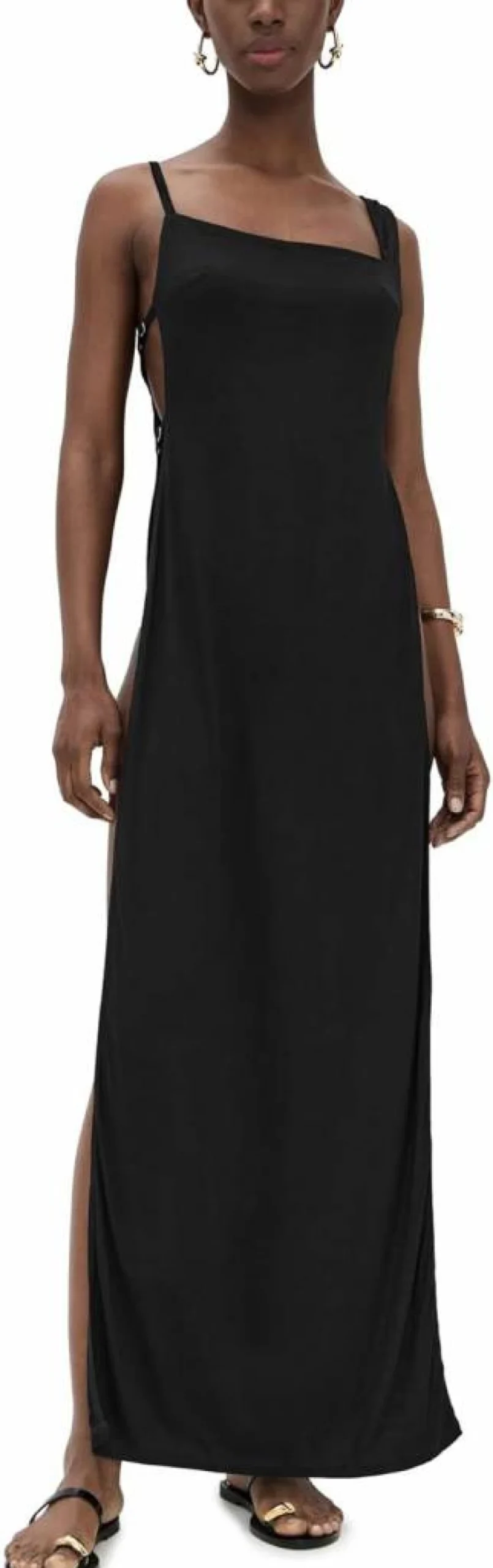 Riot Swim Monroe Side Split Maxi Dress for Women - Stylish Beach Cover Up & Summer Long Dress