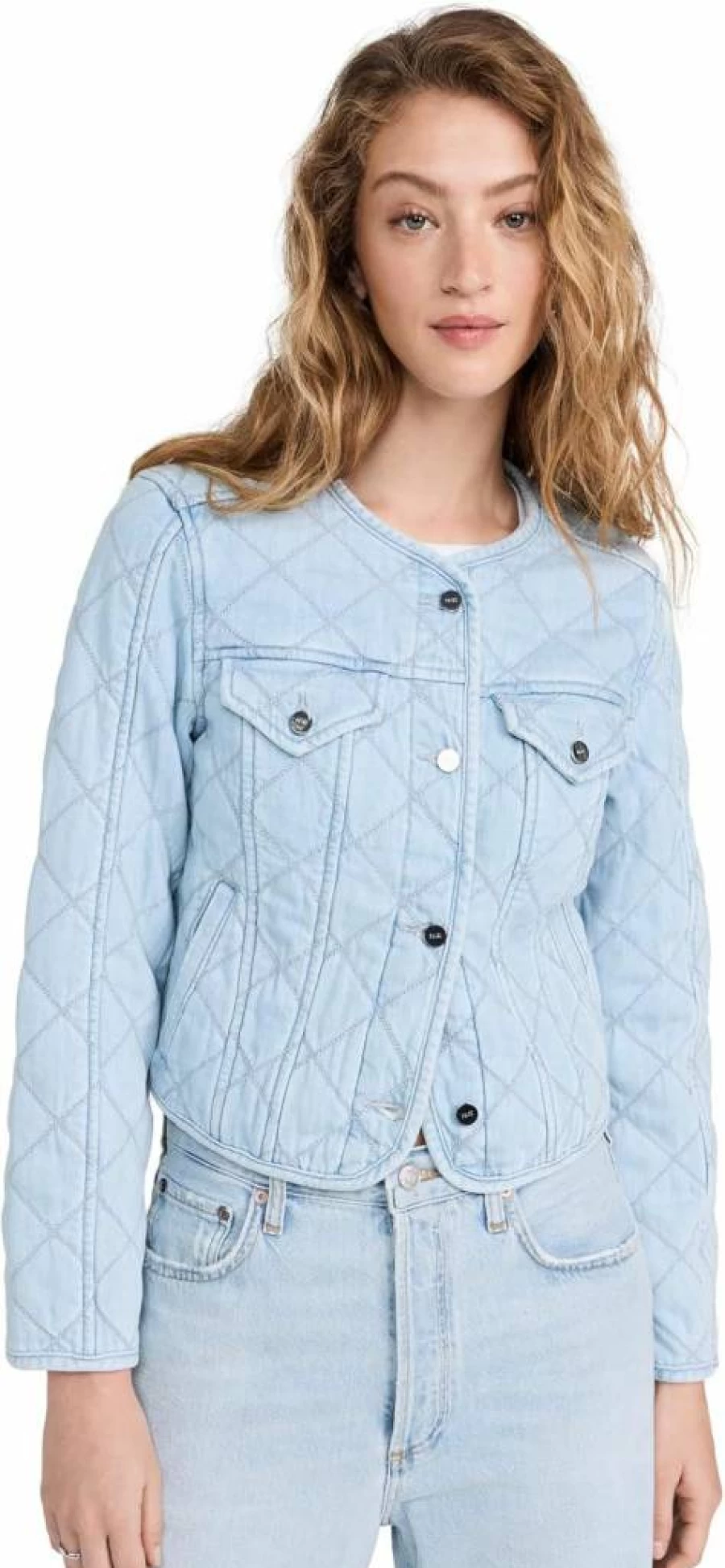 PAIGE Jayla Cropped Quilted Jacket for Women - Lightweight Stylish Outerwear