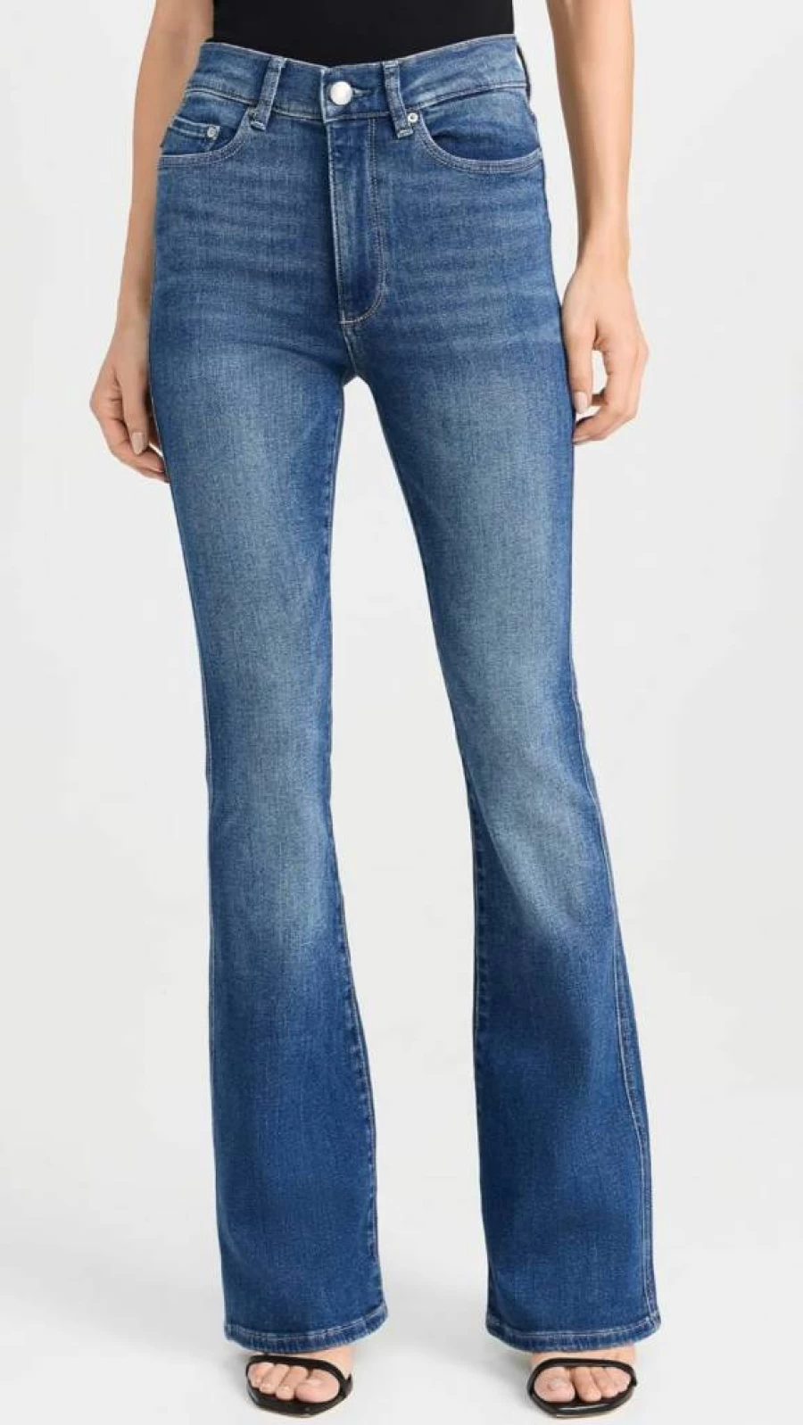 DL1961 Women's Bridget High Rise Instasculpt Bootcut Jeans - Stretchy Denim Pants for Women