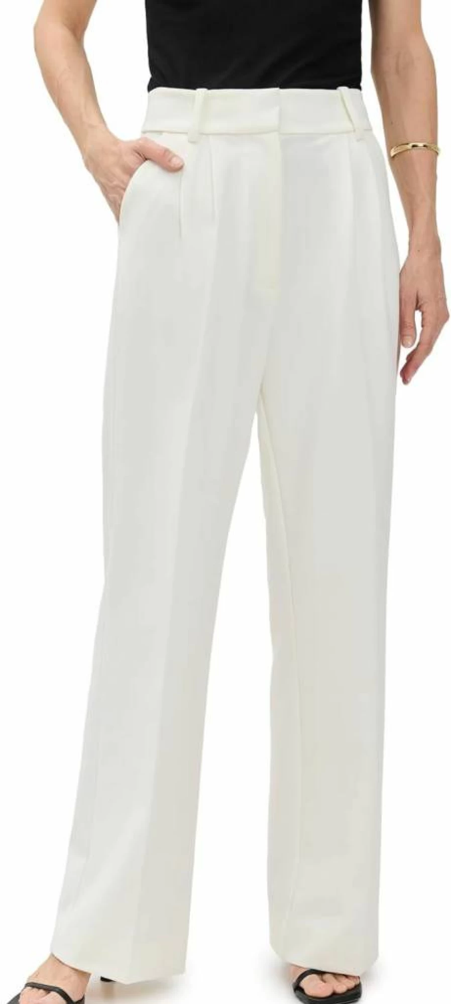 Favorite Daughter Women's Petite The Favorite Pants - High-Waisted Slim Fit Ankle-Length Trousers