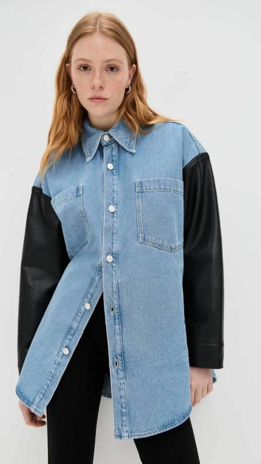 Nanushka Women's Zinnie Shirt Jacket - Lightweight Casual Outerwear