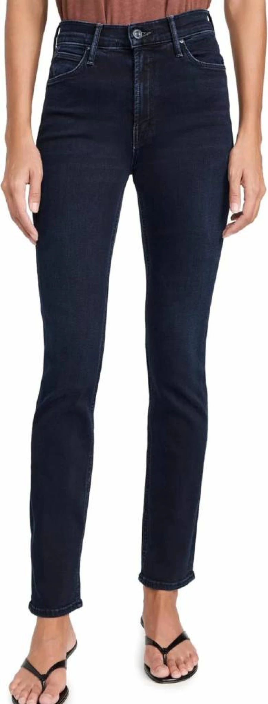 MOTHER Women's Mid Rise Dazzler Ankle Jeans for Women