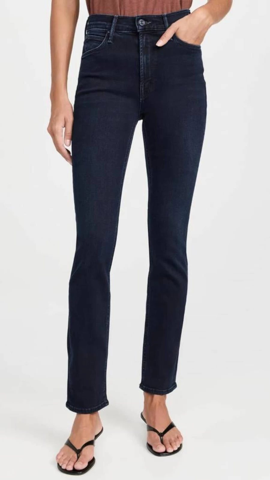 MOTHER Women's Mid Rise Dazzler Ankle Jeans for Women