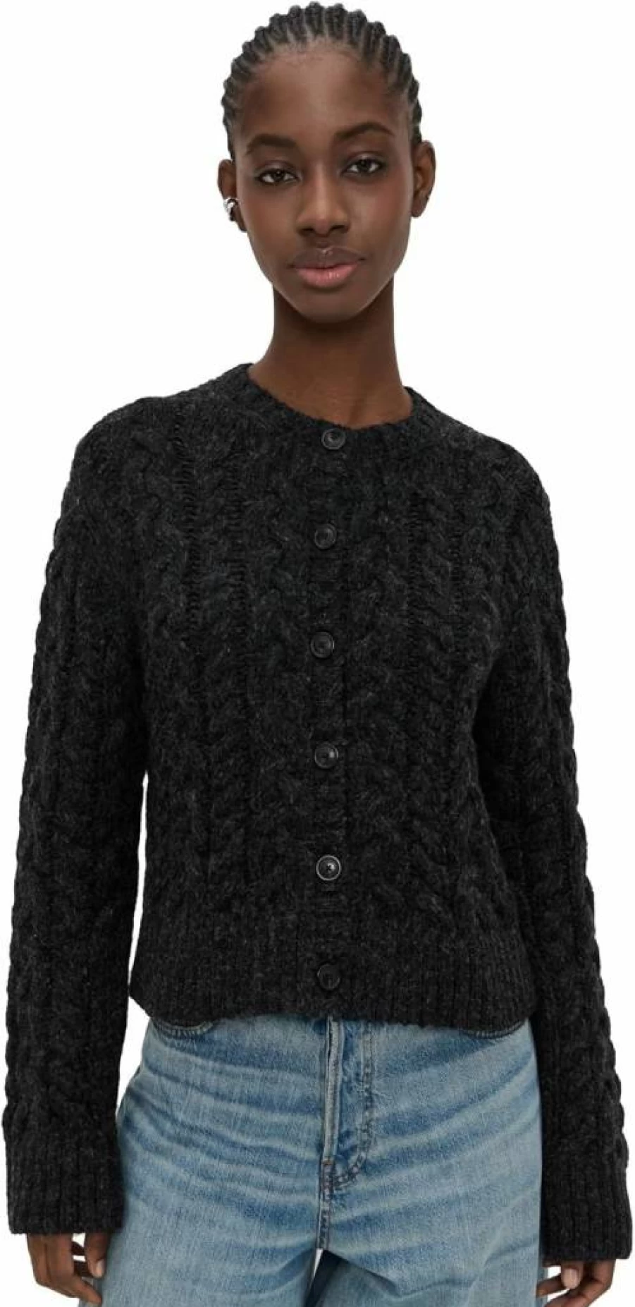 Jenni Kayne Women's Juliette Cable Knit Cardigan Sweater