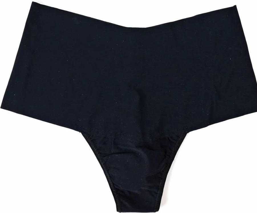 Hanky Panky Women's Breathesoft High Rise Thong 3-Pack | Microfiber Lingerie Panties | Sizes XS-XL | Comfortable Underwear