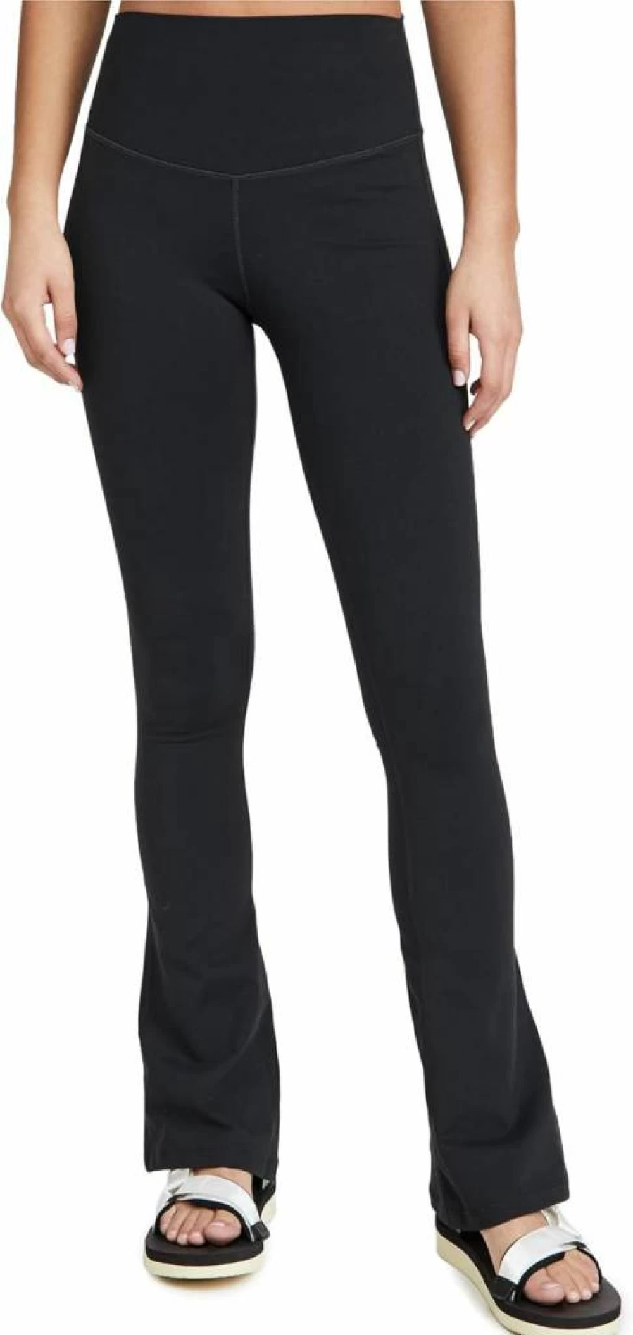 SPLITS59 Women's Raquel High Waist Flared Leggings - 32" Supplex Yoga Pants for Workout & Comfort