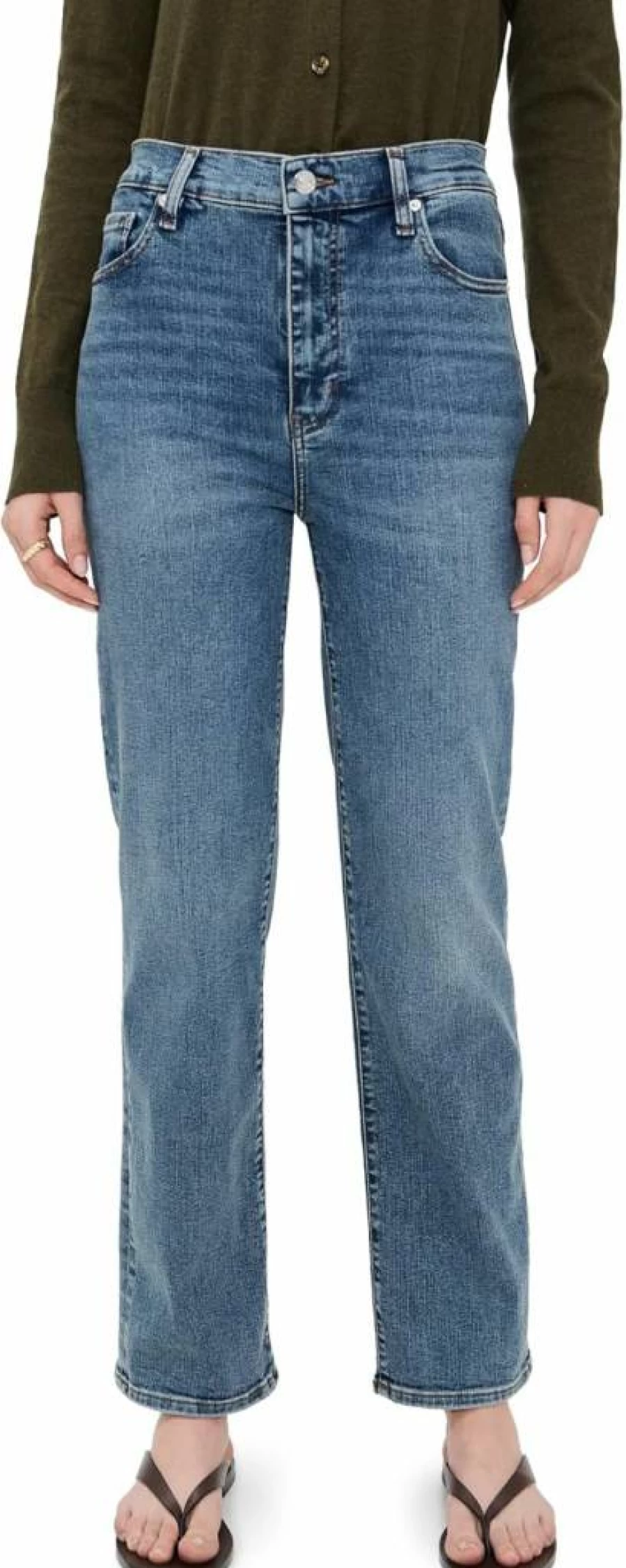 FRAME Women's Sleek Straight Leg Jeans - High-Quality Denim Pants for Women