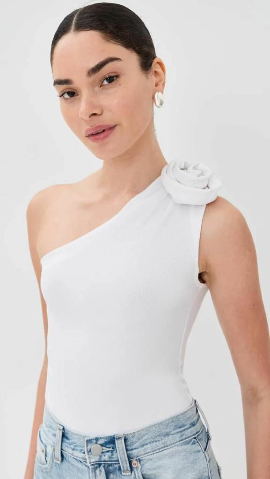 LE BOP Women's Carrie One Shoulder Blouse - Stylish Off-Shoulder Tops for Women