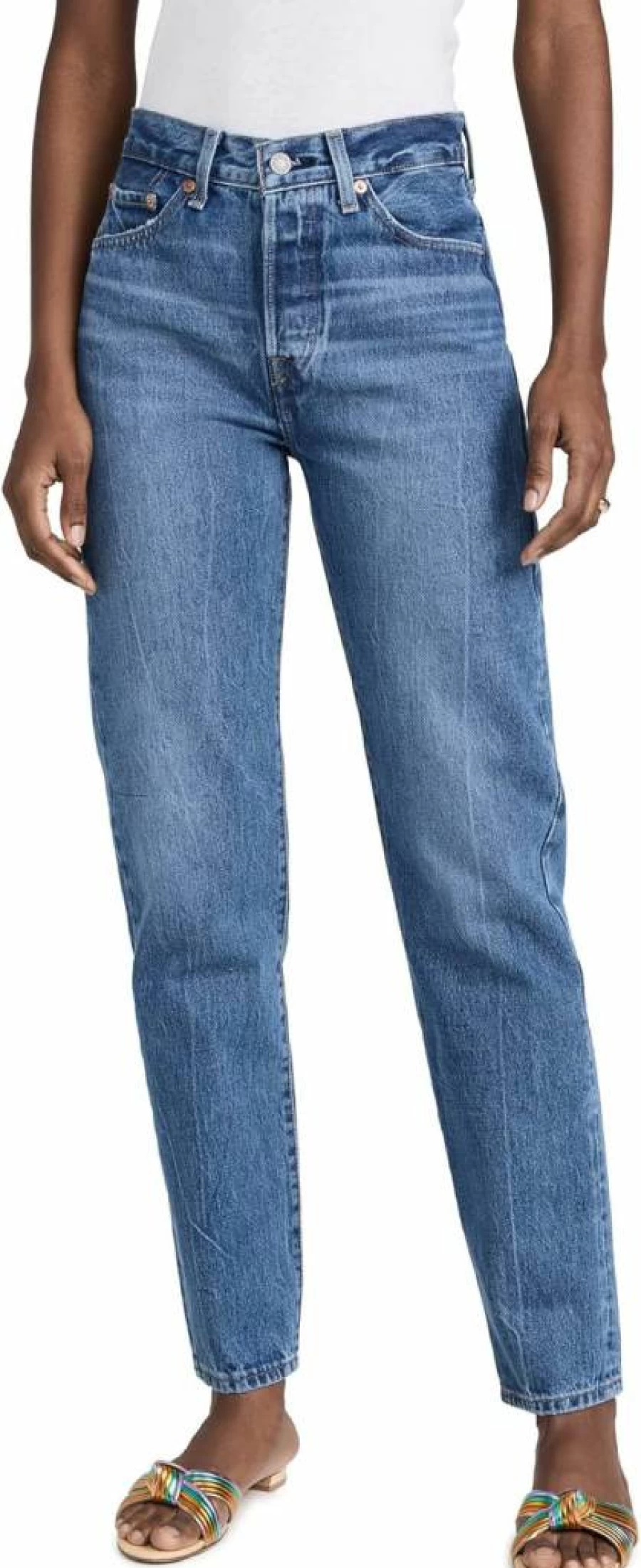 Levi's Women's 501 '81 High Rise Straight Leg Jeans - Classic Vintage Denim