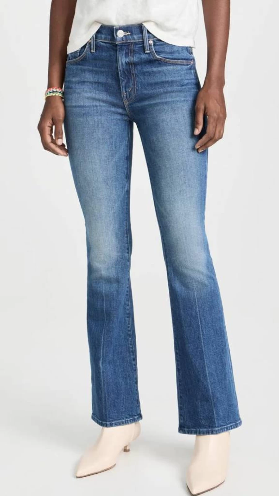 MOTHER The Weekender Women's High-Rise Relaxed Fit Jeans for Comfort and Style