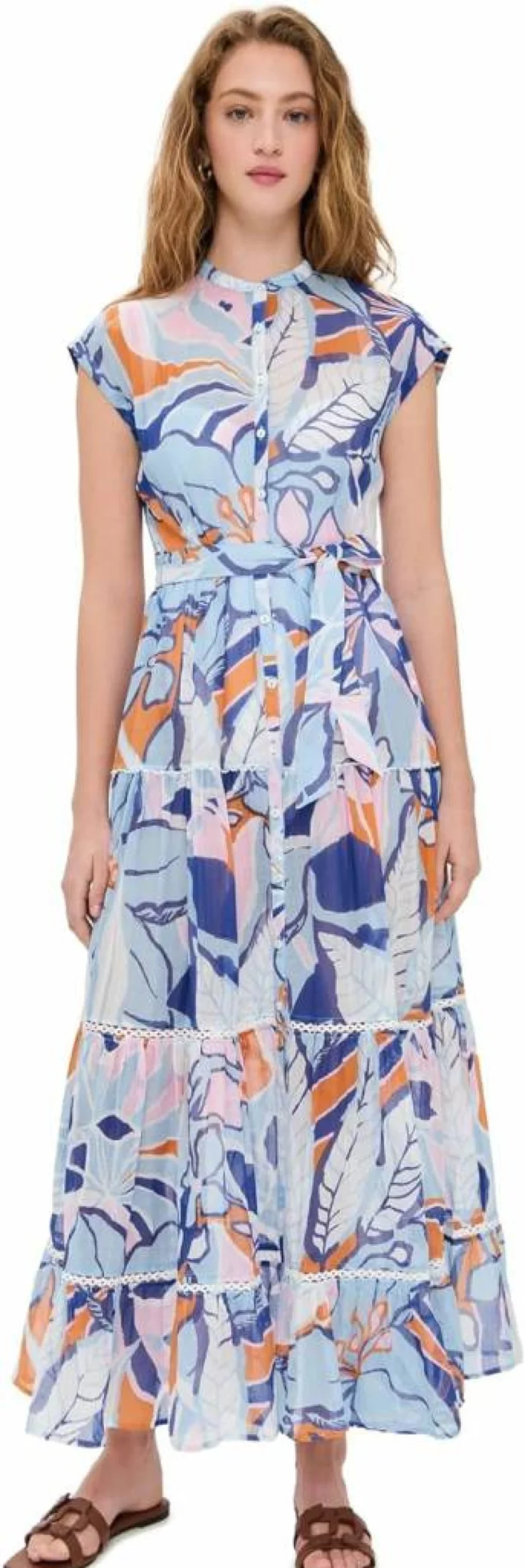 Poupette St Barth Women's Kora Long Dress - Elegant Boho Maxi Dress for Summer