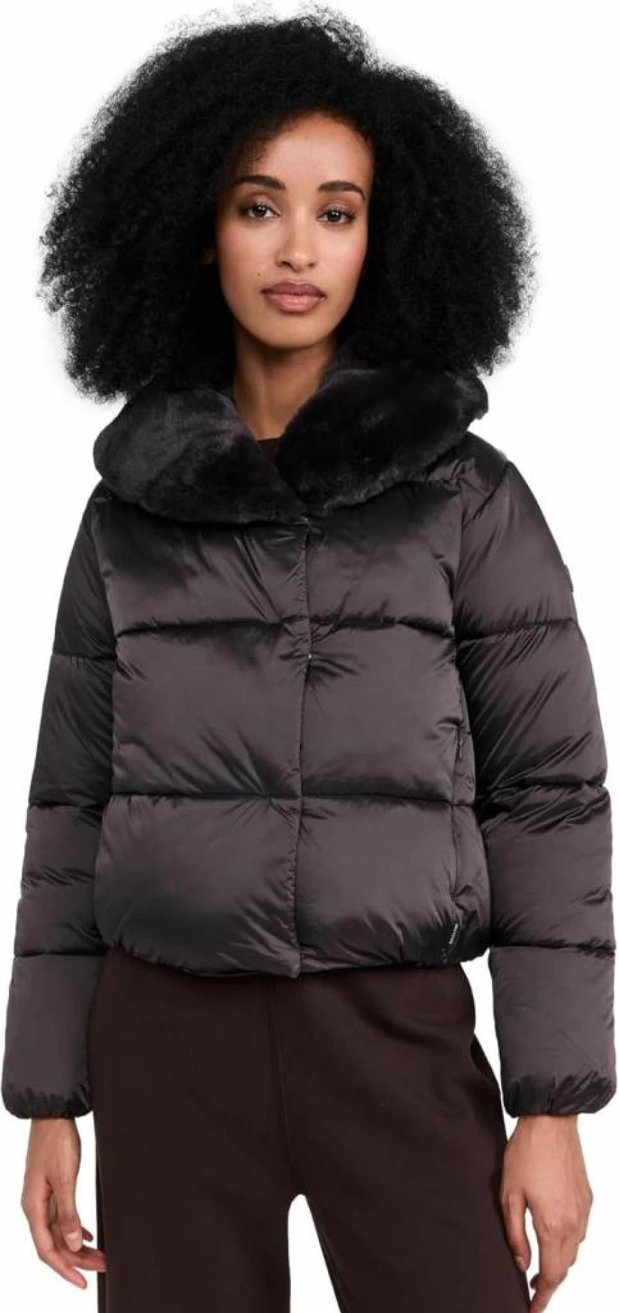 Save The Duck Women's Mireille Puffer Coat – Lightweight Waterproof Winter Jacket